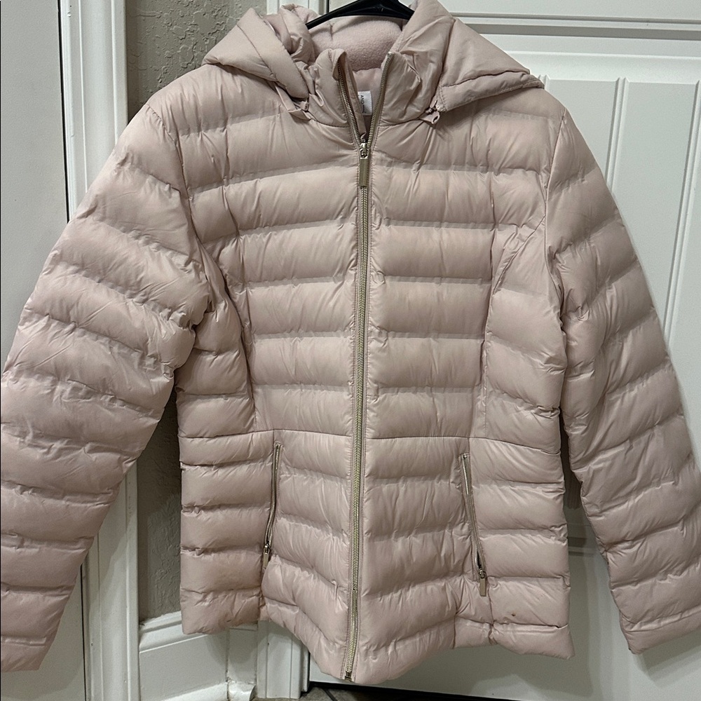 Time and Tru Blush Puffer Jacket
